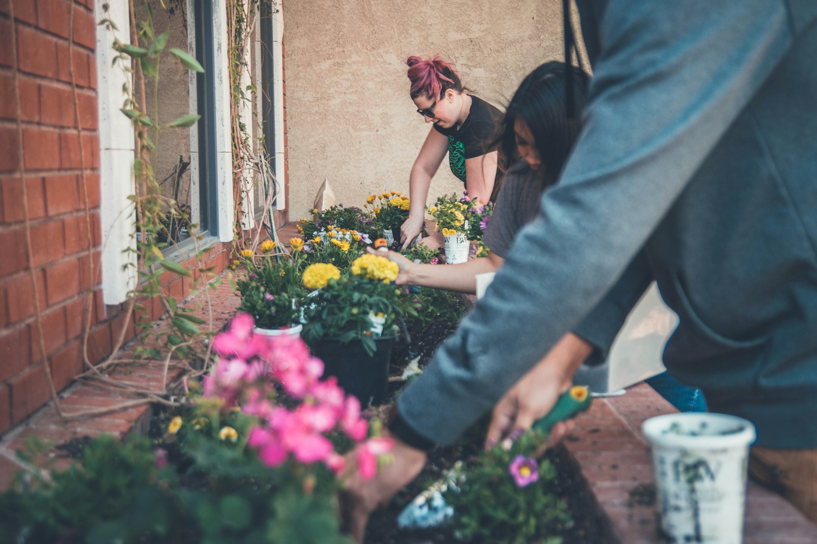 Florist at work